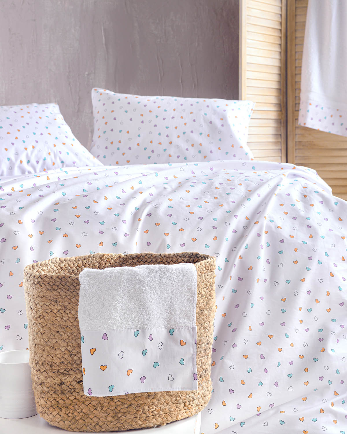 tiny-heart_bed_symbol_dtl-9.jpg TINY HEART ΛΕΥΚΟ - ΣΕΤ ΠΑΠΛΩΜΑ SYMBOL ΥΠΕΡΔΙΠΛΟ (220Χ240) ΥΠΕΡΔΙΠΛΟ (220Χ240) 100% ΒΑΜΒΑΚΙ Rythmos - Image 1