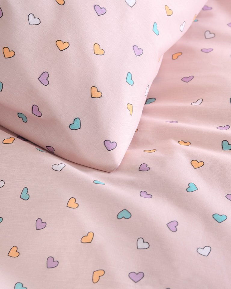 TINY HEART ΣΟΜΟΝ - ΣΕΤ ΣΕΝΤΟΝΙΑ SYMBOL ΥΠΕΡΔΙΠΛΟ ΜΕ ΛΑΣΤΙΧΟ (230X260, 165X205+25) ΥΠΕΡΔΙΠΛΟ ΜΕ ΛΑΣΤΙΧΟ (230X260, 165X205+25) 100% ΒΑΜΒΑΚΙ Rythmos - Image 2