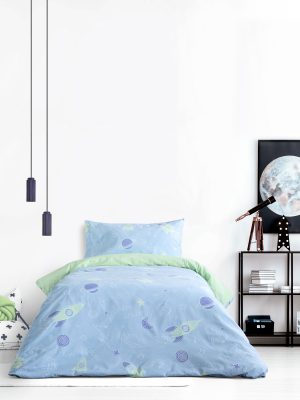 Κουβερλί Μονό - Cosmic Dream της Kocoon Kids 100% Cotton, 144 T.C. Μονό 160x240