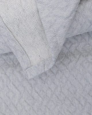 Ζακάρ Πικέ Κουβέρτα Augerinos Υπέρδιπλη (230x260cm) Γκρι απαλό της Pennie - Image 4