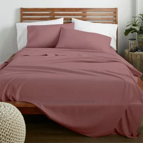 LINO ΣΕΝΤΟΝΙ CLARO ENG.ROSE 100X200+30 100% Βαμβάκι