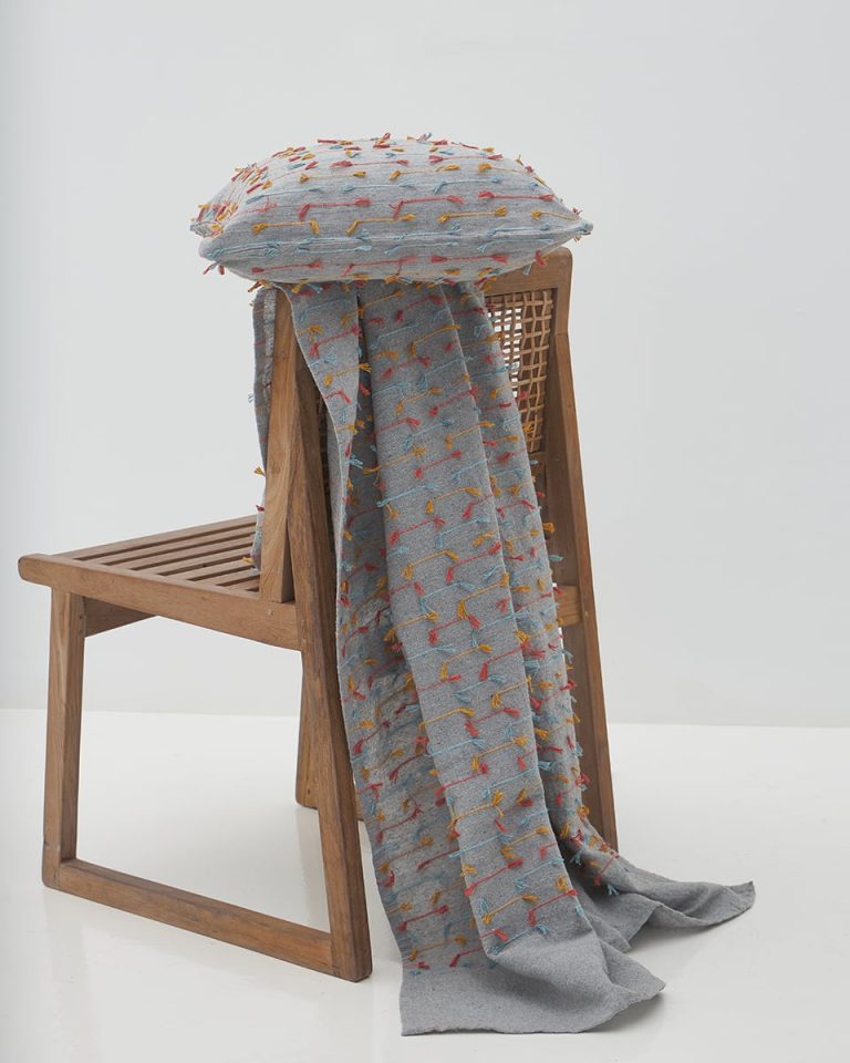 Γκρι Ριχτάρι με Σχέδιο Χρωματιστές Γραμμές Lala Διθέσιος (170x240cm) Γκρι της Pennie - Image 4