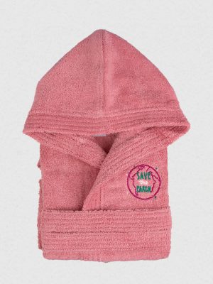 Μπουρνούζι Παιδικό Eco Coral Ηλικία 12-14 SUNSHINEHOME - Image 2