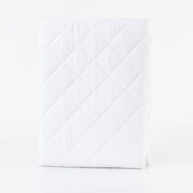 Επίστρωμα Καπιτονέ Αδιάβροχο Polycotton 100 x 200 cm + 40 cm  Polycotton Λευκό BOREA - Image 3
