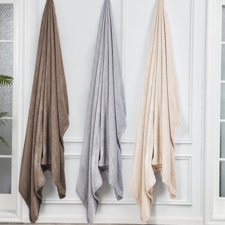 Κουβέρτα Jungle Υπέρδιπλη 220 x 240 cm  100% Πολυέστερ Γκρι BOREA - Image 1