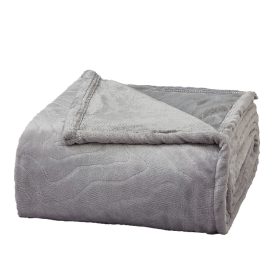 Κουβέρτα Jungle Υπέρδιπλη 220 x 240 cm  100% Πολυέστερ Γκρι BOREA - Image 3