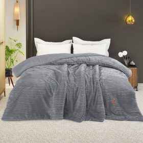 Κουβερτοπάπλωμα Adeline Υπέρδιπλο 220 x 240 cm  100% Πολυέστερ Γκρι BOREA - Image 2