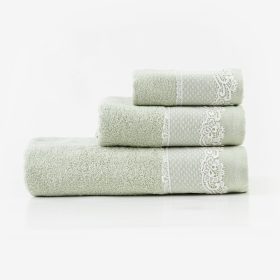 Πετσέτες Σετ 3ΤΜΧ Bonjour 70 x 140 / 50 x 90 / 30 x 50 cm  100% Βαμβάκι Λευκό BOREA - Image 11