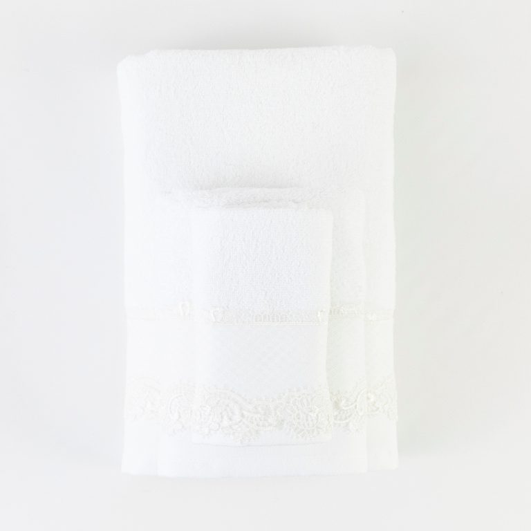 Πετσέτες Σετ 3ΤΜΧ Bonjour 70 x 140 / 50 x 90 / 30 x 50 cm  100% Βαμβάκι Λευκό BOREA - Image 19