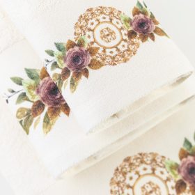 Πετσέτες Σετ 3ΤΜΧ Florence 70 x 140 / 50 x 90 / 30 x 50 cm 100% Βαμβάκι Εκρού BOREA - Image 6