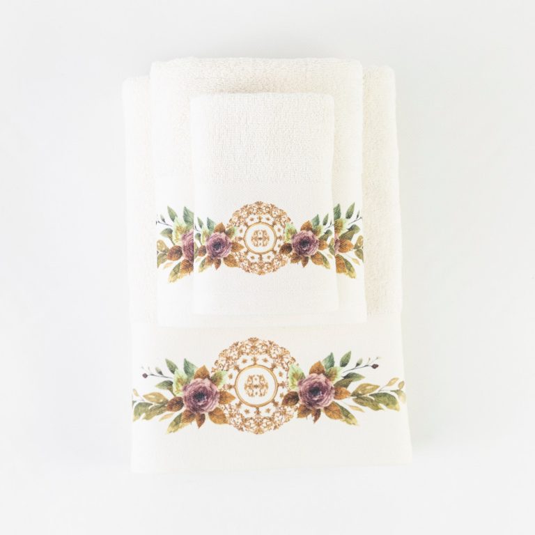 Πετσέτες Σετ 2ΤΜΧ Florence 50 x 90 / 30 x 50 cm  100% Βαμβάκι Λευκό BOREA - Image 7