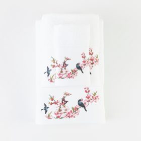 Πετσέτες Σετ 3ΤΜΧ Fuji 70 x 140 / 50 x 90 / 30 x 50 cm  100% Βαμβάκι Λευκό BOREA - Image 7