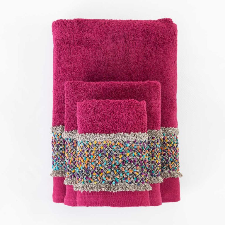 Πετσέτες Σετ 3ΤΜΧ Jules 70 x 140 / 50 x 90 / 30 x 50 cm  100% Βαμβάκι Πετρόλ BOREA - Image 8