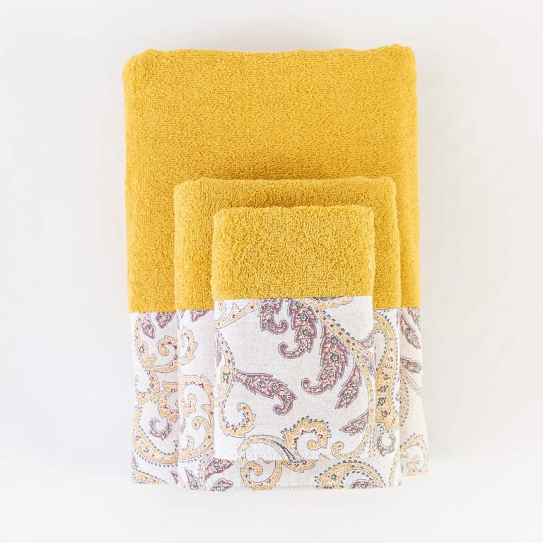 Πετσέτες Σετ 2ΤΜΧ Rubia 50 x 90 / 30 x 50 cm  100% Cotton Πετρόλ BOREA - Image 8