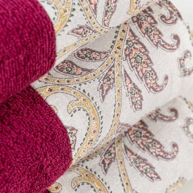 Πετσέτες Σετ 3ΤΜΧ Lorenzo 70 x 140 / 50 x 90 / 30 x 50 cm  100% Βαμβάκι Μουσταρδί BOREA - Image 4