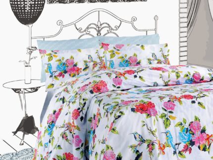 PRIMAVERA ΠΑΠΛΩΜΑ ΣΕΤ 220Χ240CM 2*50X70CM 144TC 100% COTTON Makis Tselios