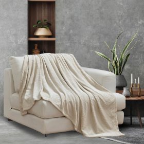 Ριχτάρι Διθέσιο Jungle 170 x 240 cm  100% Πολυέστερ Εκρού BOREA