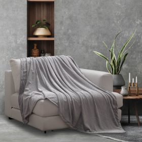 Ριχτάρι Τριθέσιο Jungle 170 x 280 cm 100% Πολυέστερ Εκρού BOREA - Image 2