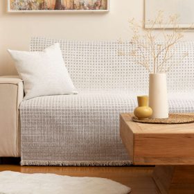 Ριχτάρι Σενίλ Τετραθέσιο Solana 180 x 350 cm 100% Πολυέστερ Καφέ BOREA - Image 2