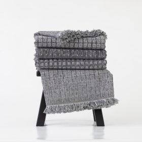 Ριχτάρι Σενίλ Πολυθρόνας Solana 180 x 180 cm  100% Πολυέστερ Καφέ BOREA - Image 16