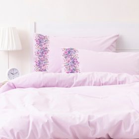Ζεύγος Μαξιλαροθήκες Παιώνια (2) 50 x 70 cm  100% Βαμβάκι Λιλά BOREA - Image 2