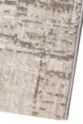Χαλί Aperia 590-096 καμβάς μπεζ-γκρι - ΡΟΤΟΝΤΑ 2,50x2,50 Colore Colori
