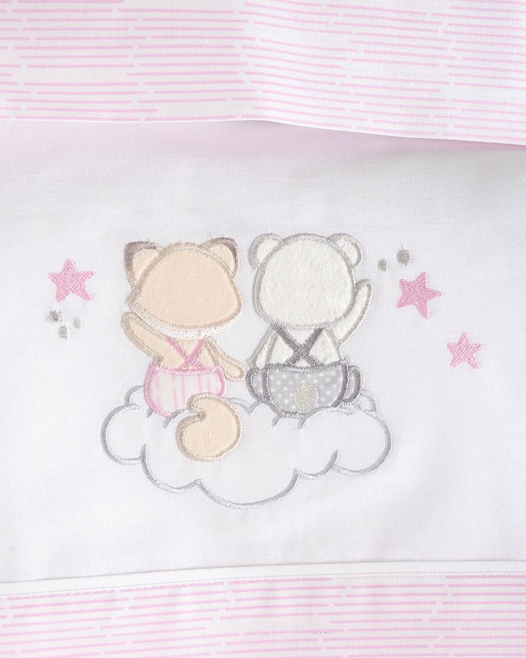 BYE BYE POZ - ΣΕΤ ΣΕΝΤΟΝΙΑ ΒΡΕΦΙΚΑ 3 ΤΕΜ. ΜΕ KENTHMA 100X160 100% ΒΑΜΒΑΚΙ Rythmos - Image 3