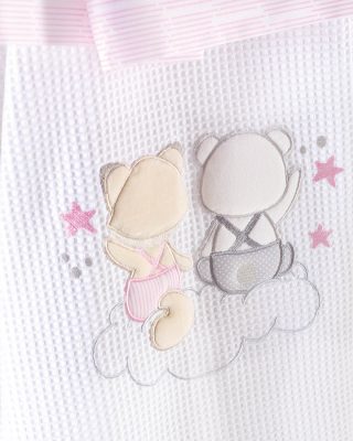 BYE BYE POZ - ΣΕΤ ΣΕΝΤΟΝΙΑ ΒΡΕΦΙΚΑ 3 ΤΕΜ. ΜΕ KENTHMA 100X160 100% ΒΑΜΒΑΚΙ Rythmos - Image 4