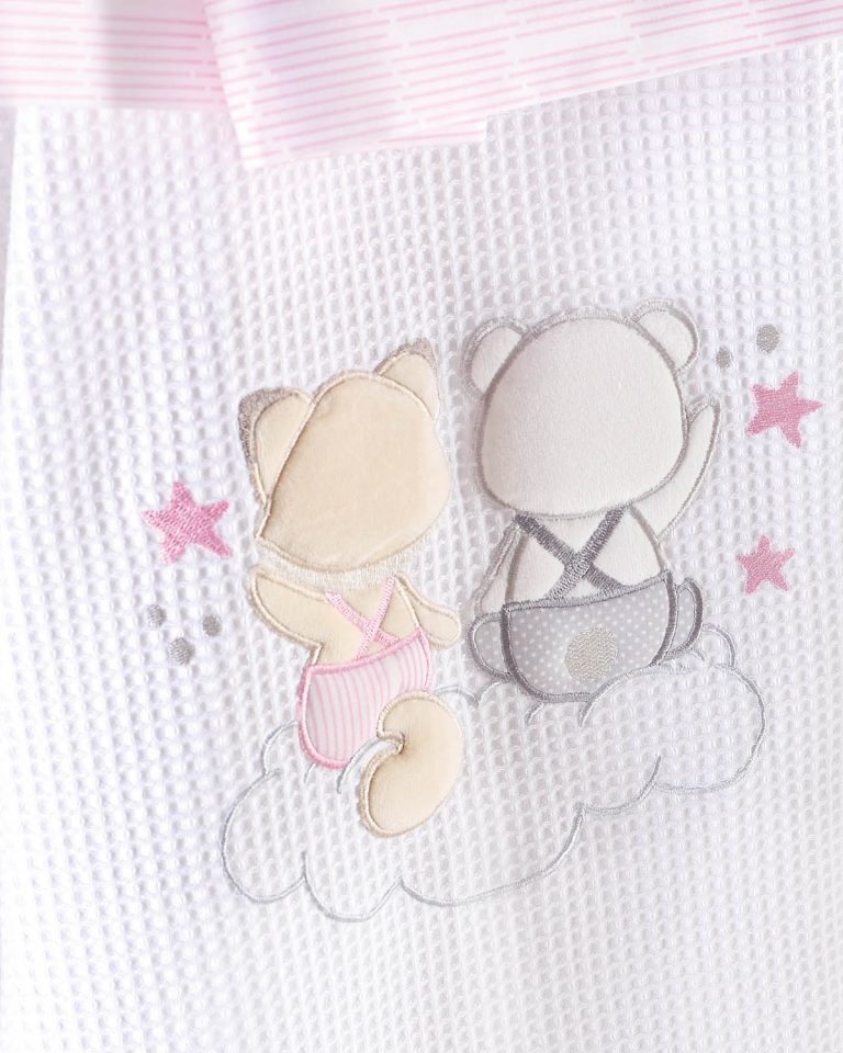 BYE BYE POZ - ΣΕΤ ΣΕΝΤΟΝΙΑ ΒΡΕΦΙΚΑ 3 ΤΕΜ. ΜΕ KENTHMA 100X160 100% ΒΑΜΒΑΚΙ Rythmos - Image 4