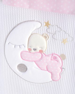 MOON SWING POZ - ΣΕΤ ΣΕΝΤΟΝΙΑ ΒΡΕΦΙΚΑ ΦΑΝΕΛΑ 3 ΤΕΜ. ΜΕ KENTHMA 100X160 100% ΒΑΜΒΑΚΙ Rythmos - Image 3