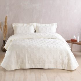 REINA - ΣΕΤ ΚΟΥΒΕΡΛΙ ΕΚΡΟΥ ΣΕΤ 3 ΤΕΜΑΧΙΑ (1 235X250, 2 50X70) ΣΕΤ 3 ΤΕΜΑΧΙΑ (1 235X250, 2 50X70) ΜΙΚΡΟΣΑΤΕΝ Rythmos - Image 5