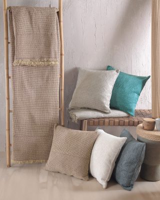 SIMPLIN ΕΚΡΟΥ - ΜΑΞΙΛΑΡΟΘΗΚΗ 40X40 50% Chenille acrylic - 25% βαμβάκι - 25% Pol Rythmos - Image 5