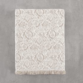 SNAKE ΕΚΡΟΥ - ΜΑΞΙΛΑΡΟΘΗΚΗ 40X40 50% Chenille acrylic - 25% βαμβάκι - 25% Pol Rythmos - Image 4