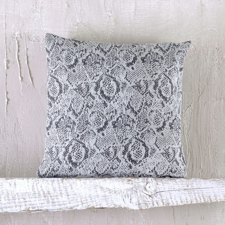 SNAKE - ΡΙΧΤΑΡΙ ΕΚΡΟΥ 180X160 180X160 50% Chenille acrylic - 25% βαμβάκι - 25% Pol Rythmos - Image 5