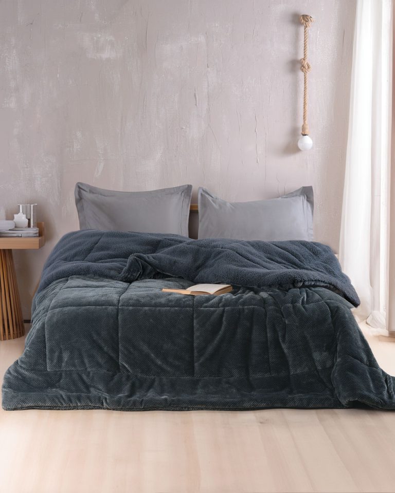 TILTY ΓΚΡΙ ΜΠΛΕ - ΚΟΥΒΕΡΤΟΠΑΠΛΩΜΑ ΠΑΙΔΙΚΟ ΗΜΙΔΙΠΛΟ (160Χ220) Rythmos - Image 3