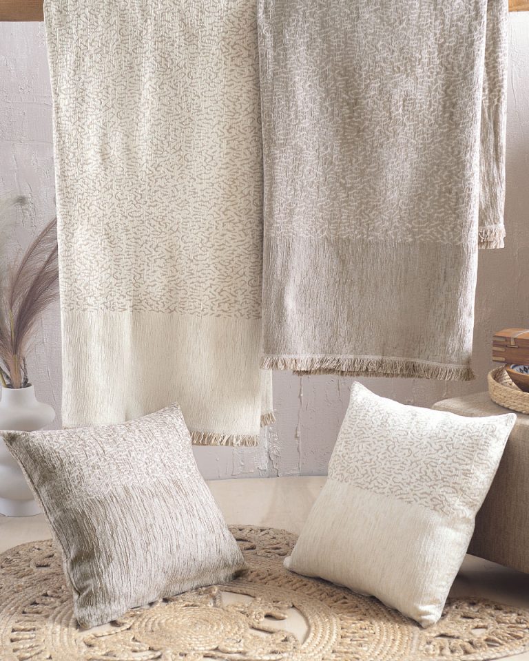 VIVIR ΕΚΡΟΥ - ΜΑΞΙΛΑΡΟΘΗΚΗ 40X40 50% Chenille acrylic - 25% βαμβάκι - 25% Pol Rythmos - Image 6