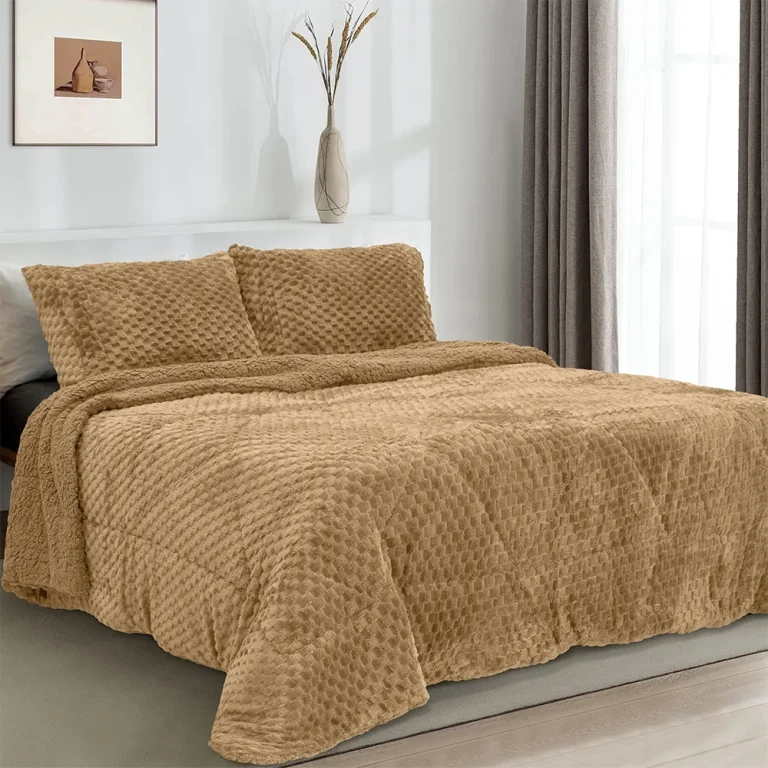 1200001685-jpg.webp LINO ΚΟΥΒΕΡΤΟΠΑΠΛΩΜΑ VALAR BEIGE 220X240 100% Πολυέστερ - Image 1