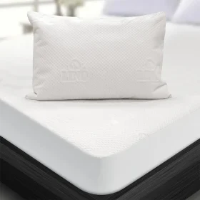 LINO ΕΠΙΣΤΡΩΜΑ JACQUARD WHITE 120Χ200+40 100% Πολυέστερ
