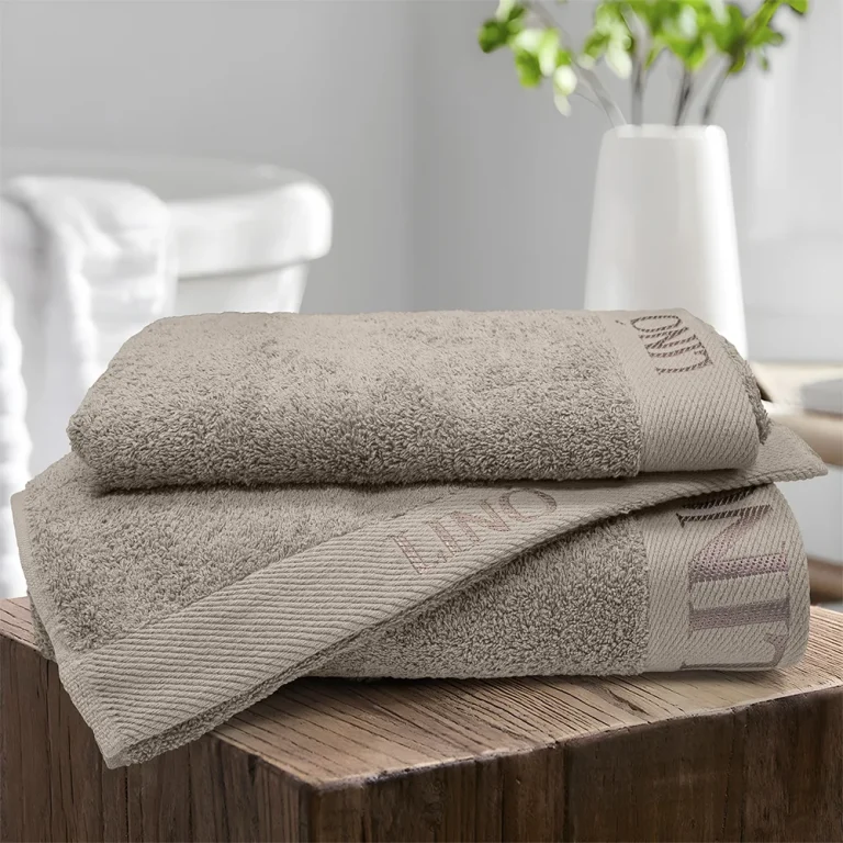 LINO ΠΕΤΣΕΤΑ BRANDY BEIGE 80X150 100% Βαμβάκι - Image 3