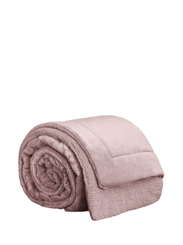 Κουβέρτα/Πάπλωμα Υπέρδιπλο 220x240 - Nuan Powder Pink της Nima Home 100% Polyester Υπέρδιπλη 220x240