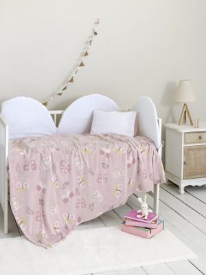 Κουβέρτα Κούνιας 110x150 - Papillon της Nima Bebe 100% Polyester Κούνιας 110x150