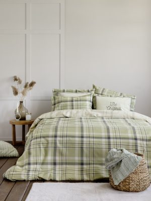 Σετ Σεντόνια Μονά - Original της Nima Home 100% Flannel Cotton Μονά (2 x 170x260 + 1 Μαξιλαροθήκη 50x70)