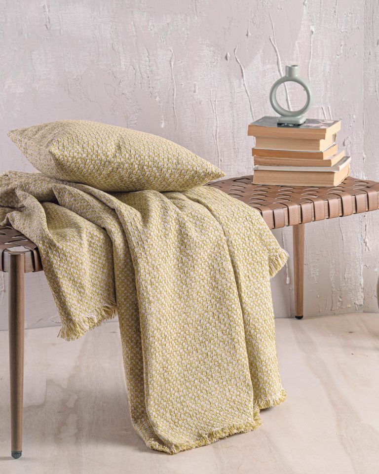 EDITOR ΧΡΥΣΟ - ΜΑΞΙΛΑΡΟΘΗΚΗ 40X40 50% Chenille acrylic - 25% βαμβάκι - 25% Pol Rythmos - Image 4