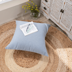 Μαξιλαροθήκη Ostia 05 - 65x65cm δαπέδου με γέμιση  της TEORAN - Image 3