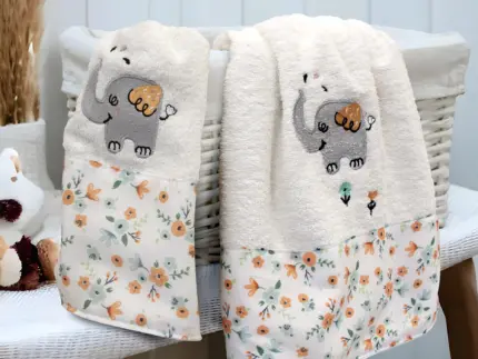 LINO ΣΕΤ ΠΕΤΣΕΤΕΣ LINDO ELEFANTE ECRU 2TMX 100% Βαμβάκι