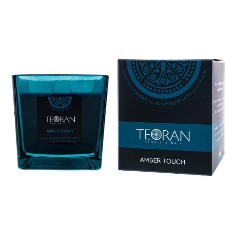 Amper-Touch_1-900x900-2.jpg Αρωματικο κερί Amber Touch τετράγωνο 210 γρ - Τετράγωνο 210gr της TEORAN - Image 1