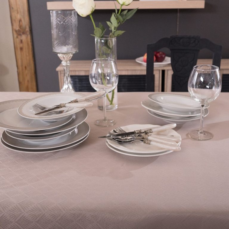 Τραπεζομάντηλο Dieppe - 160x320cm + 12 πετσέτες της TEORAN - Image 3