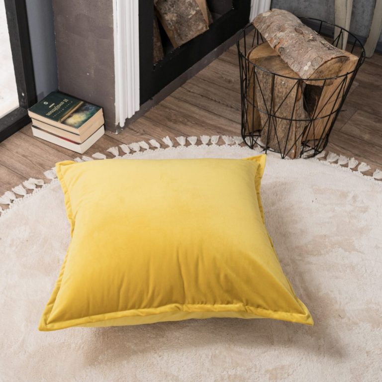 Μαξιλαροθήκη Velvet 14 - 65x65cm δαπέδου με γέμιση  της TEORAN - Image 3