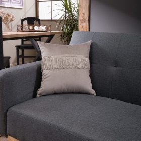 Μαξιλαροθήκη Velvet 07 Με Κρόσι - 30x50cm με γέμιση της TEORAN