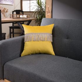 Μαξιλαροθήκη Velvet 14 Με Κρόσι - 45x45cm με γέμιση της TEORAN